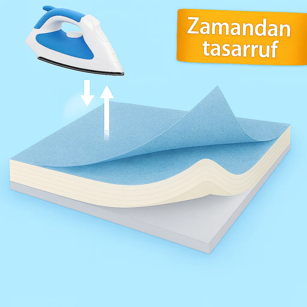 Mavi Ütü Masası Kılıfı
