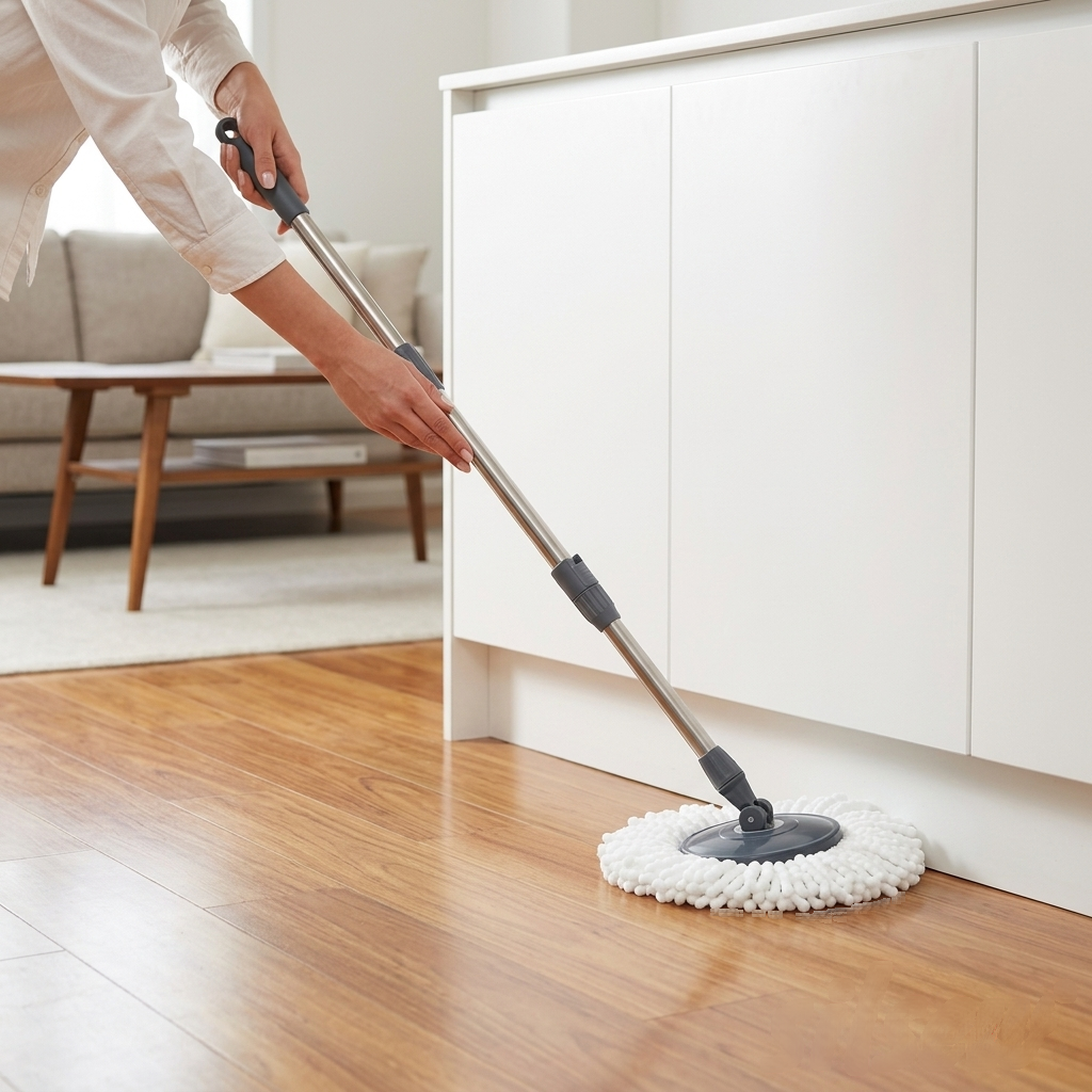 Silpek 360° Dönerli Mop ve Teleskobik Sap Seti – 3'lü Temizlik Seti