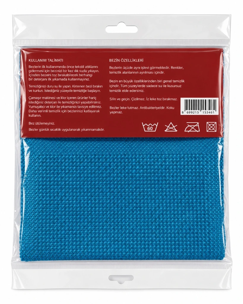 Silpek İngiliz Cam Bezi 40×60 cm (3'lü Paket) – Çizmez & İz Bırakmaz Mikrofiber Temizlik Bezi