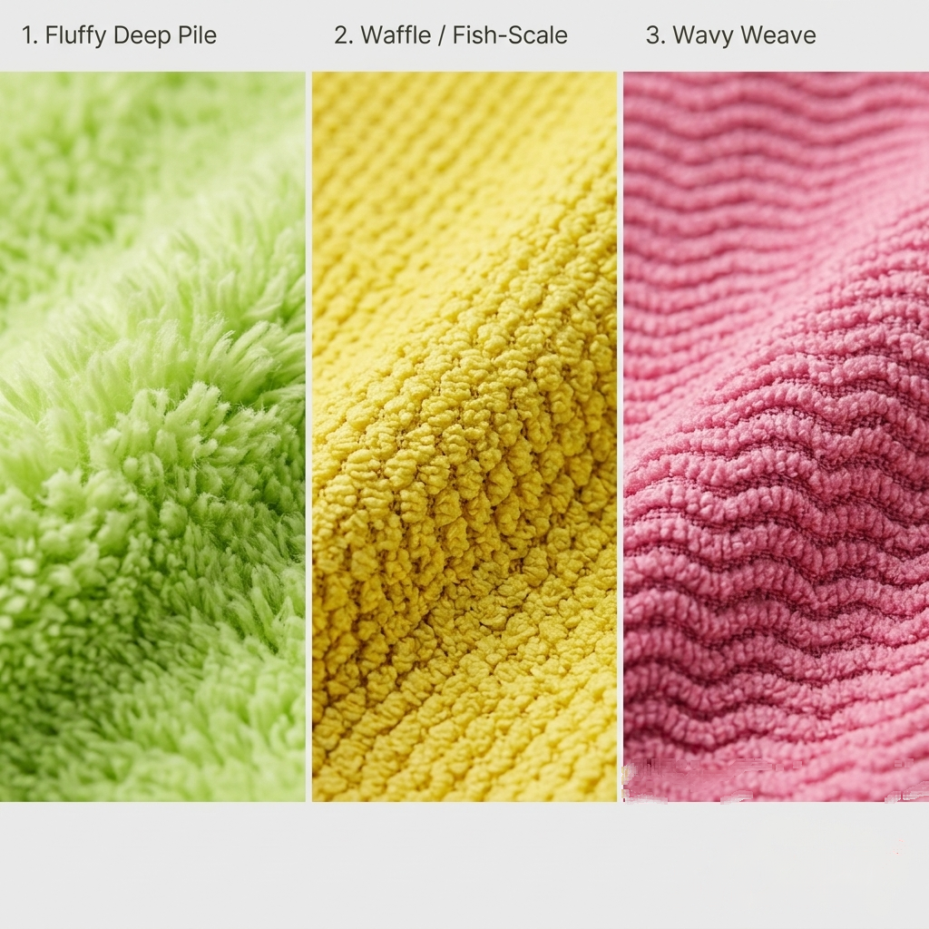 Silpek 3’lü Mikrofiber Karma Temizlik Bezi Seti – Havlu, Cam ve Genel Temizlik Bezleri
