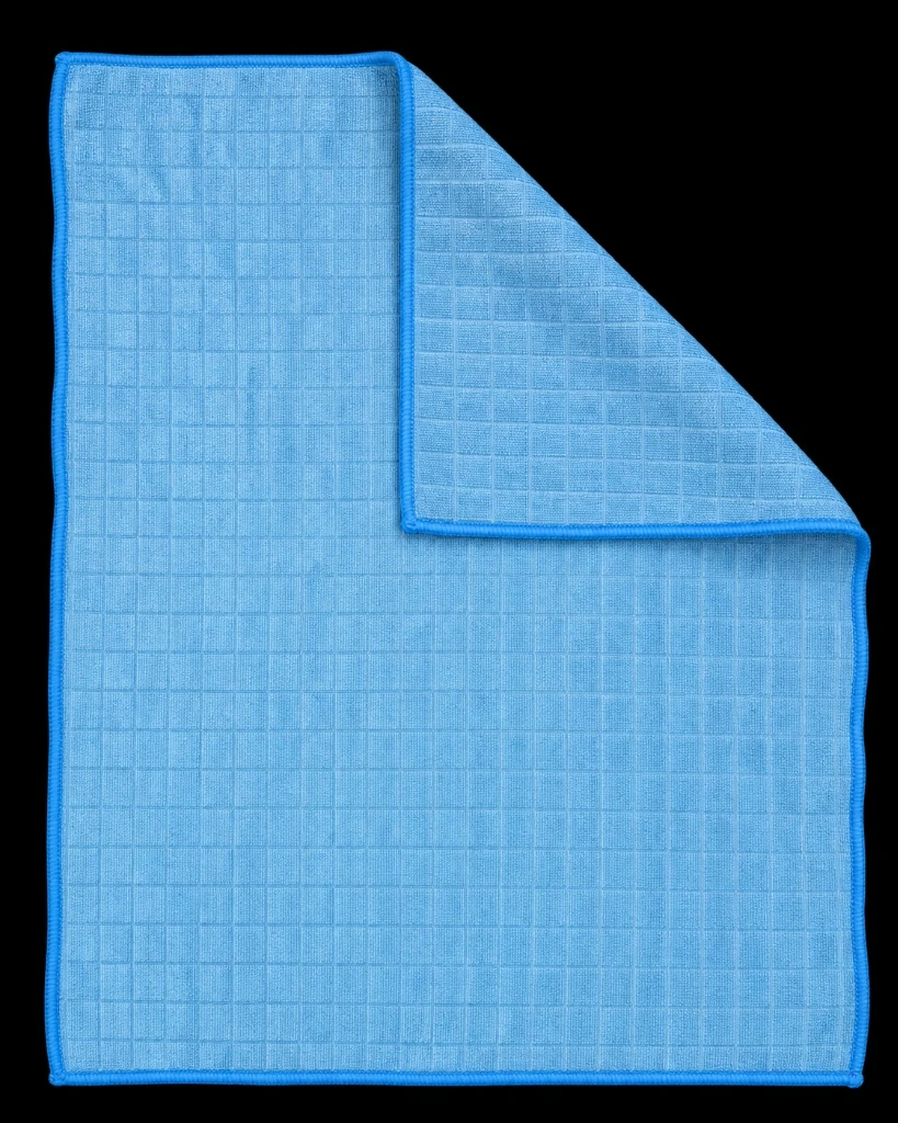 Silpek UltraShine Kareli Kadife Mikrofiber Temizlik Bezi 50 × 70 cm – Mavi