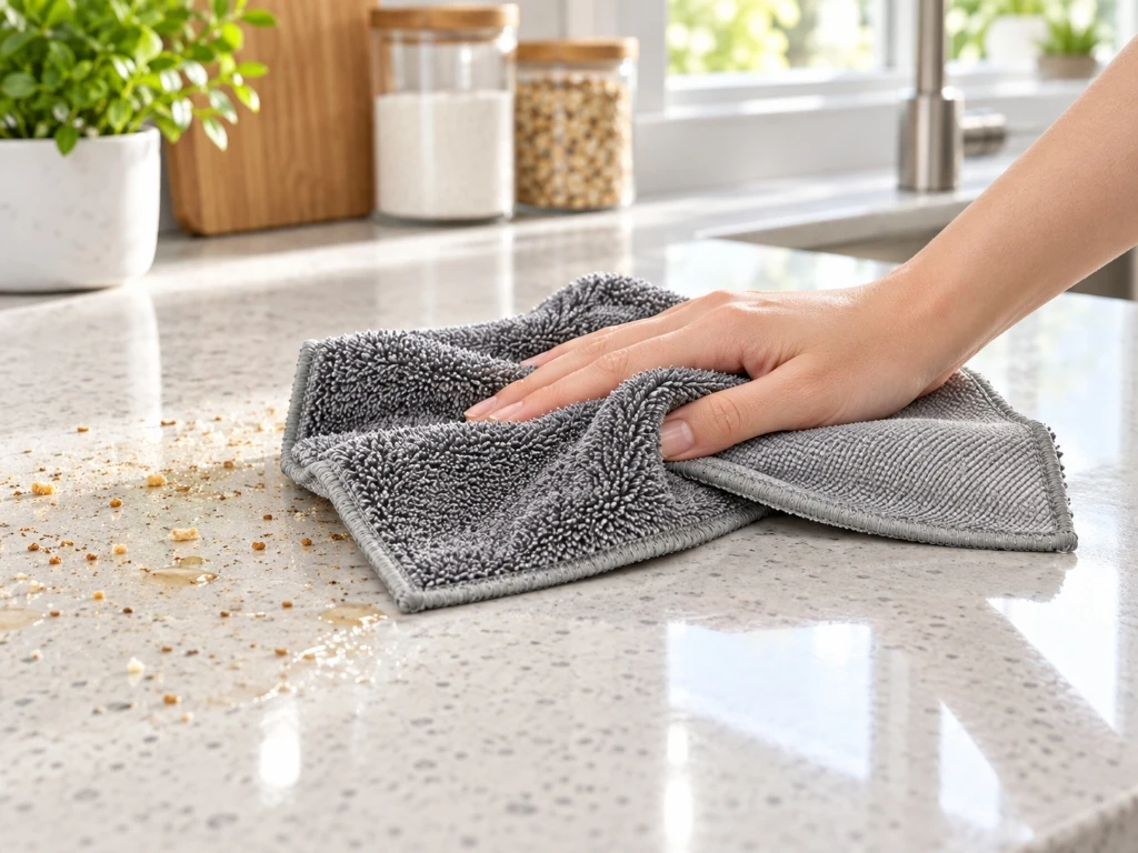 Silpek UltraClean Çift Taraflı Mikrofiber Temizlik Bezi 40×40 cm – Gri