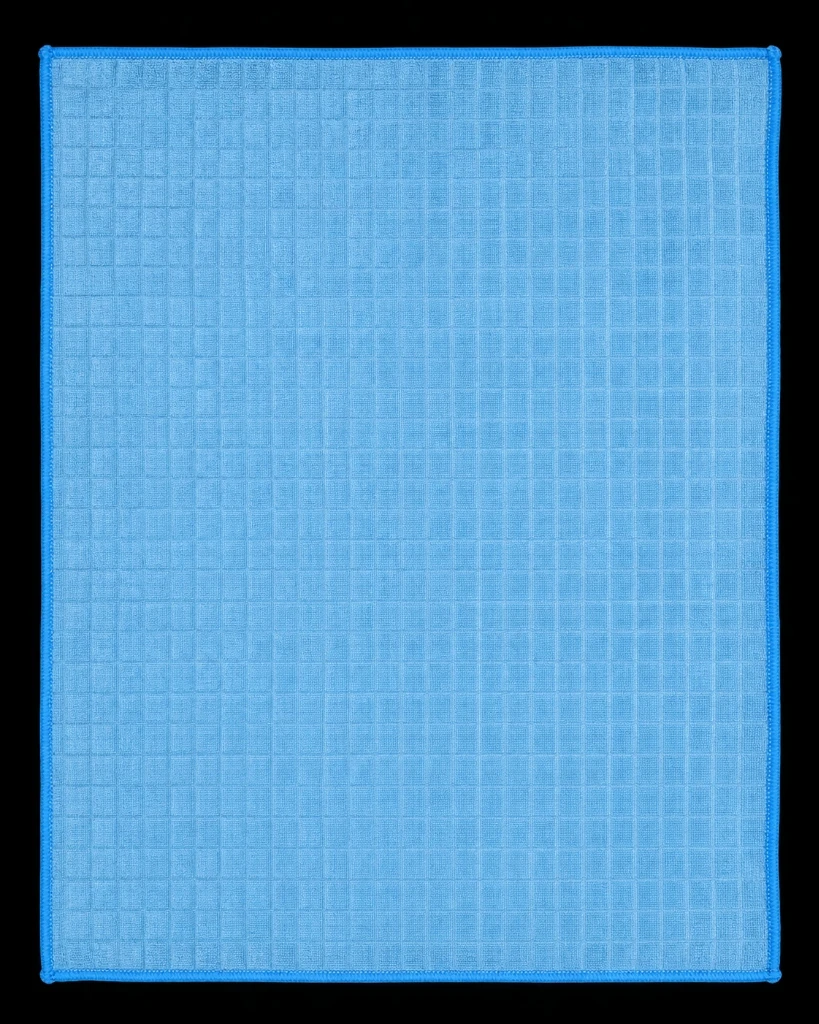 Silpek UltraShine Kareli Kadife Mikrofiber Temizlik Bezi 50 × 70 cm – Mavi