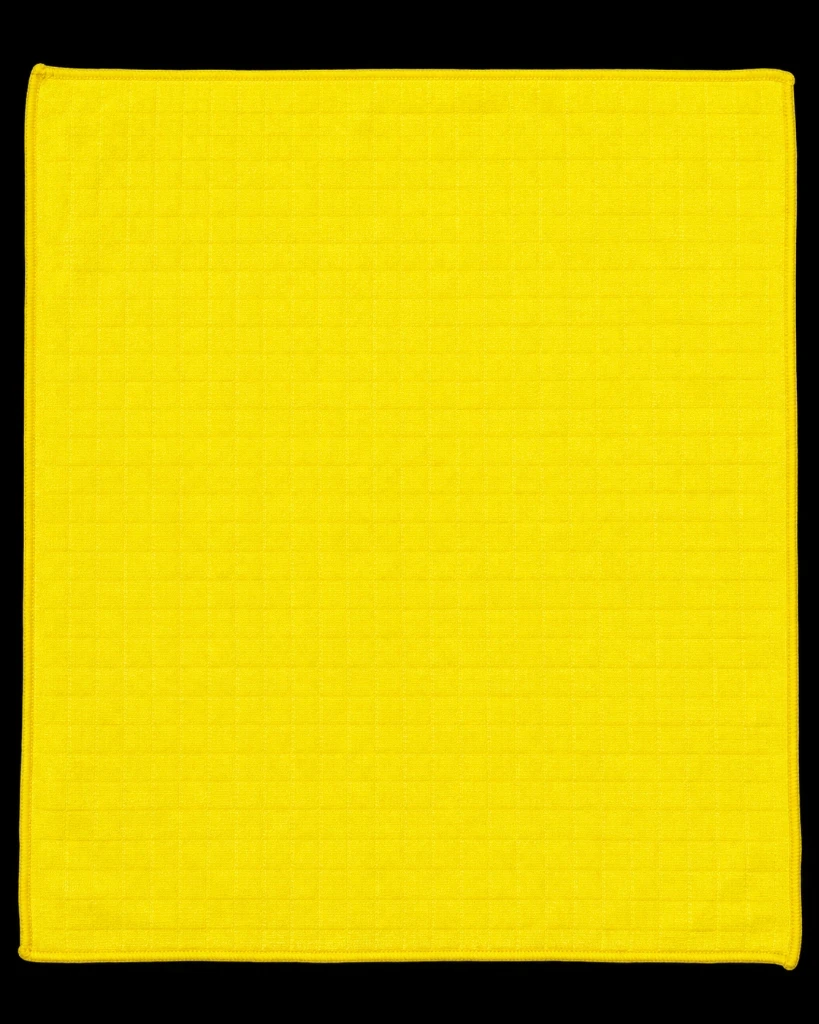 Silpek UltraShine Kareli Kadife Mikrofiber Temizlik Bezi 50 × 70 cm – Sarı