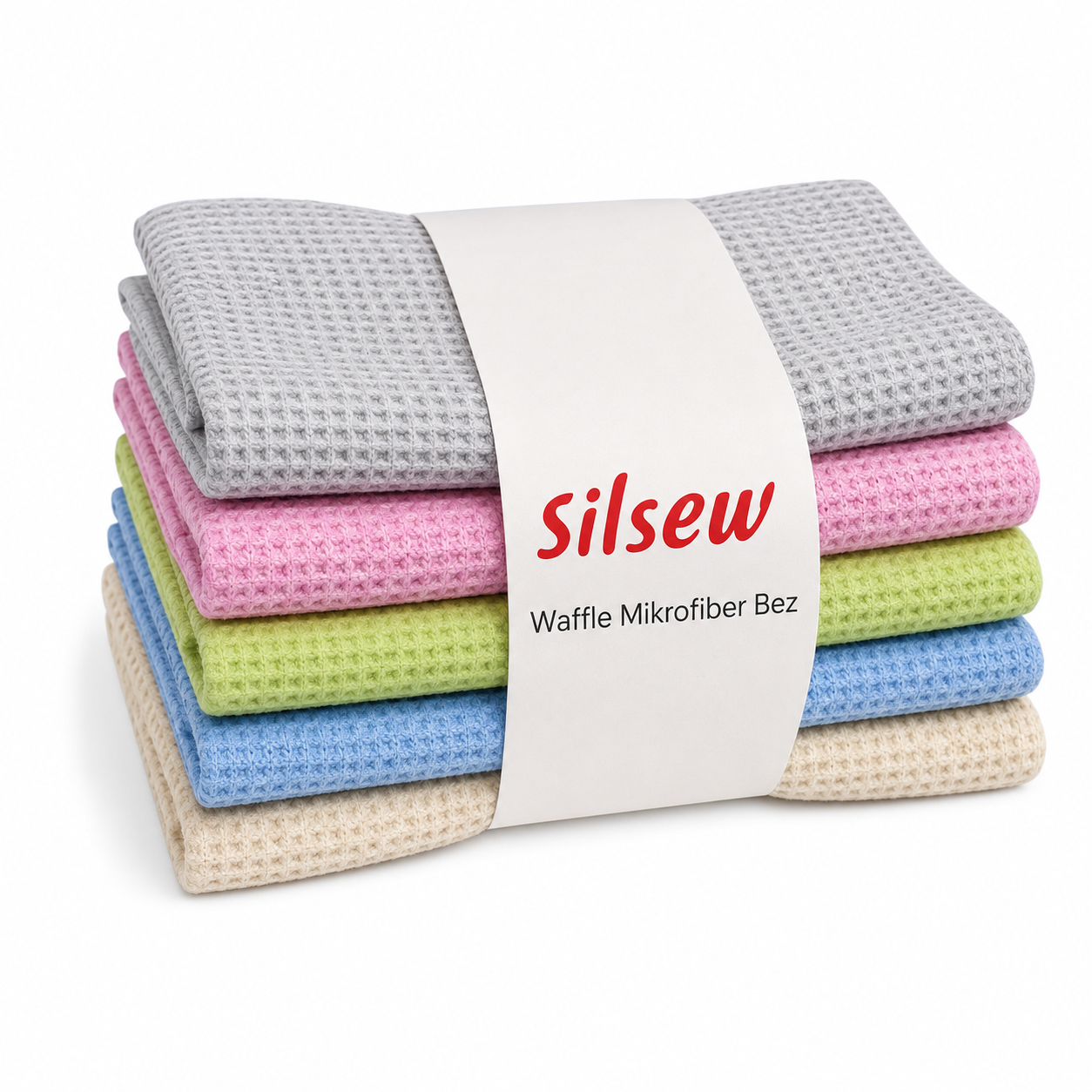 Silpek Waffle Dokulu Mikrofiber Temizlik Bezi