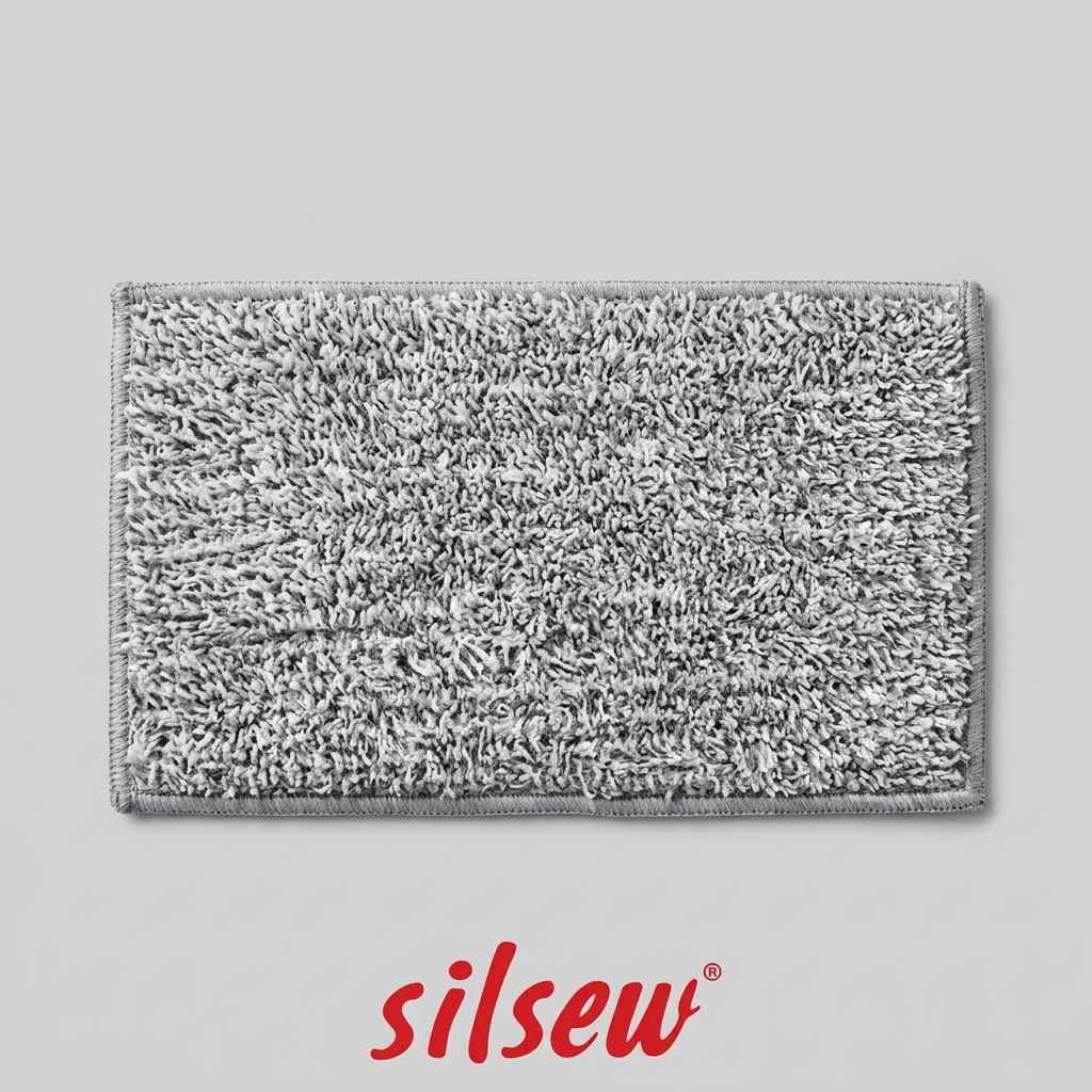 Silpek Smooth Mikrofiber Düz Mop Yedek Bezi – Flat Tablet Mop Uyumlu Cırtlı Zemin Temizlik Bezi