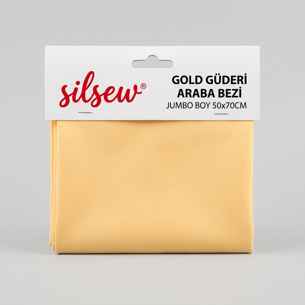 Silpek Gold Güderi Jumbo Boy Araba Bezi 50x70 cm 2’li Paket