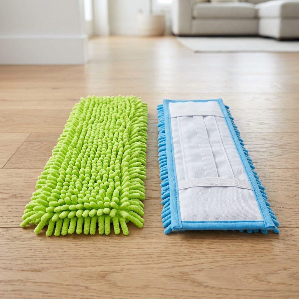 Silpek 2'li Set 40 Cm Mikrofiber Makarna Mop Yedek Bezi – Renkli Chenille Yedek Başlık